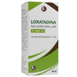 LORATADINA 5 MG / 5 ML X 60 ML SUSP PED 