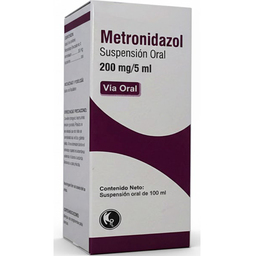 METRONIDAZOL 200MG / 5ML X 100 ML SUSP PED 