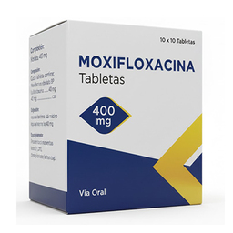 MOXIFLOXACINA 400 MG X 10 TAB