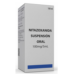 NITAZOXANIDA 100 MG / 5 ML X 100 ML SUSP PED 