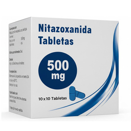 NITAZOXANIDA 500 MG X 10 TAB 