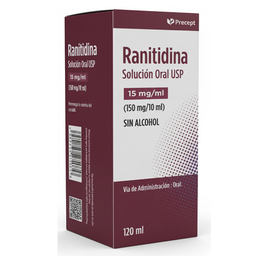 RANITIDINA 150 MG / 10 ML X 120 ML SUSP 