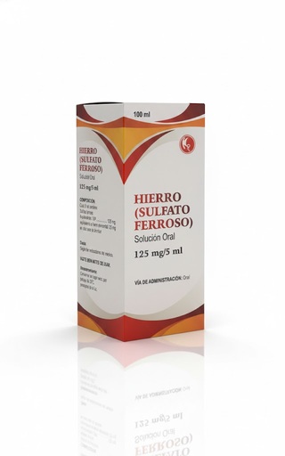 HIERRO SULFATO FERROSO 125 MG / 5ML