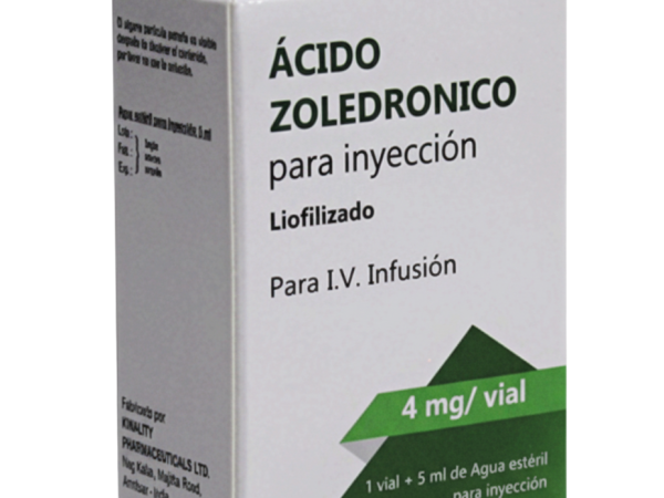 Ácido zoledrónico 4mg amp