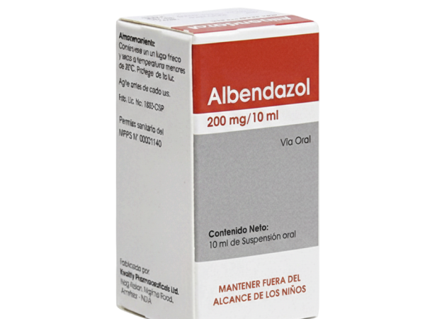 albendazol 200mg 10ml susp ped