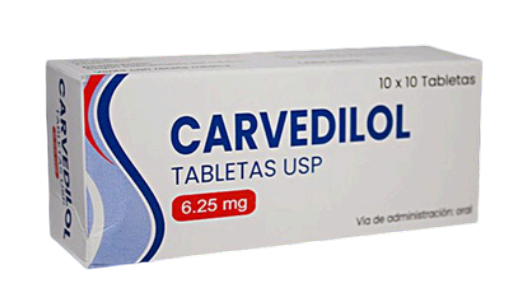 carvedilol 6.25mg x 10tab
