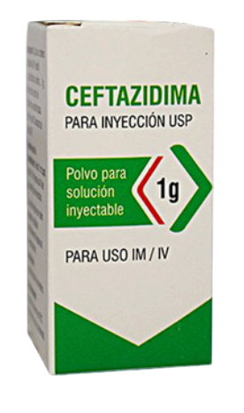 ceftazidima 1gr amp