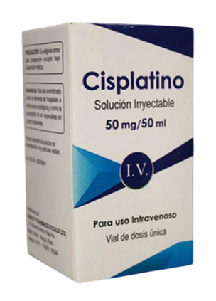 cisplatino 50mg/50ml amp
