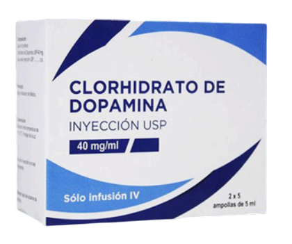 dopamina 200mg/5ml amp