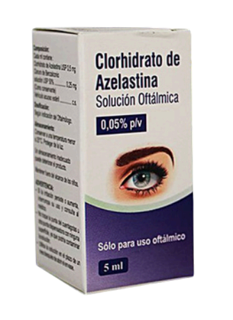 azelastina (alergo) 0.05% gotas oftálmica x 5ml