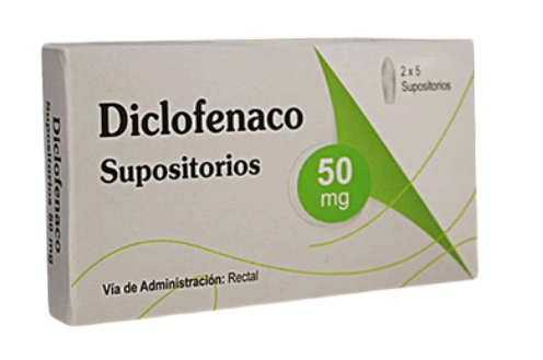 diclofenac 50mg x 10 supositorios