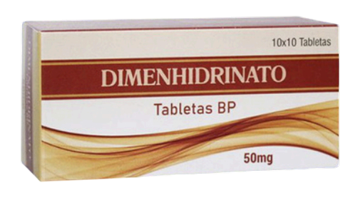 dimenhidrinato 50mg x 10tab