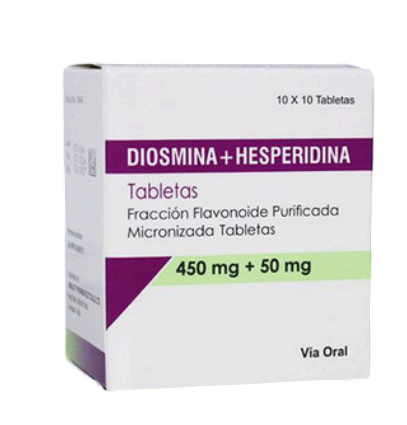 diosmina 450mg + hesperidina 50mg x 10tab