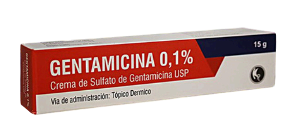 gentamicina 0,1% x 15gr crema
