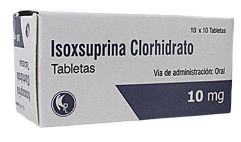 isoxsuprina (duvadila) 10mg x 10tab