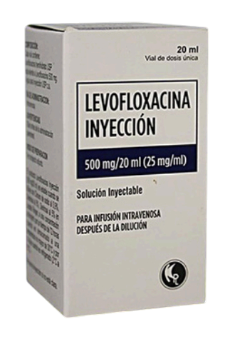 levofloxacina 500mg/20ml amp