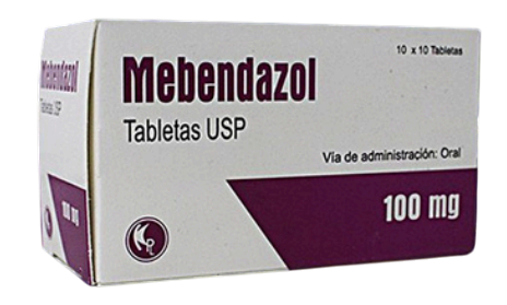 mebendazol 100mg x 10tab