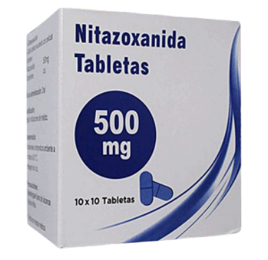 nitazoxanida 500mg x 10tab