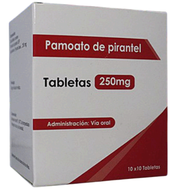 pamoato de pirantel 250mg x 10tab