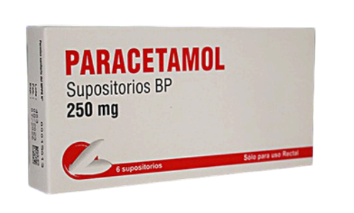 acetaminofen (paracetamol) 250mg supositorios