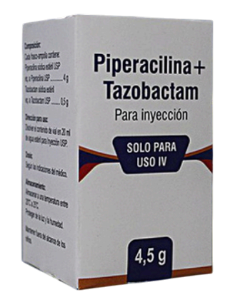 piperacilina + tazobactam 4,5gr amp