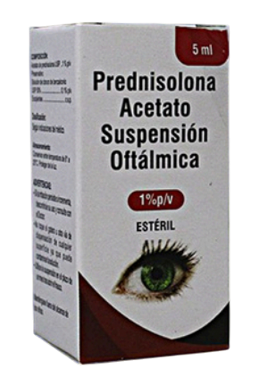prednisolona 1% gotas oftálmicas x 5ml
